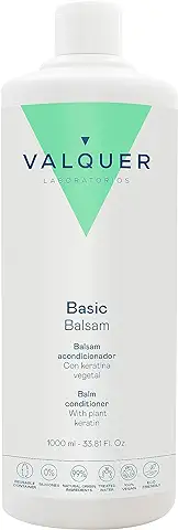 Valquer Laboratorios - Valquer Profesional Acondicionador Capilar Revitalizante con Keratina Natural. Bálsamo para el Cabello. Cabello Dañado - 1000 ML  