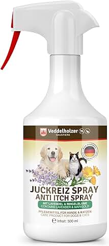 Veddelholzer Antipicor Perro Cuidado de Mascotas 500ml Cuida la Piel en Caso de Picazón, ácaros, Hongos, Irritaciones y Piojos y Apoya el Proceso de Regeneración para Perros y Gatos  