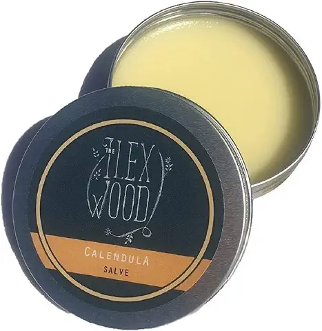 Vegan Caléndula Salve - Bálsamo Vegano Completamente Natural, Alivia las Erupciones Cutáneas, Picazón, piel Seca, Eczema, Manos Agrietadas - 100 ml  