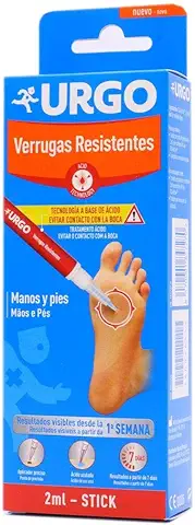 VERRUGAS RESISTENTES MANOS Y PIES STICK 2ML URGO  