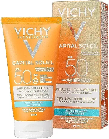 Vichy Idéal Soleil - Crema Solar Rostro, 50 ml  