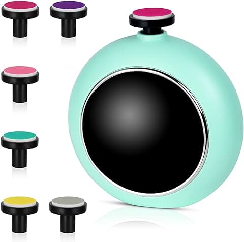 Vicloon Lima de Uñas Bebé,6 en 1 Cortaúñas Eléctrico para Niños, Juego de Uñas para Dedos de Los Pies,Cortaúñas Silencioso Cortador,Juego de Uñas El Cuidado del Recién Nacido(Verde)  