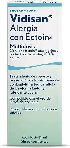 Vidisan Bausch + Lomb - Vidisan Alergia con Ectoin Multidosis 1 x 10 ml  