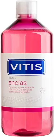 Vitis Enjuague Bucal Encia, Líquido, Antiséptico, One Size, Vanilla, 1000 Mililitro  