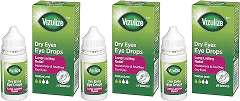 Vizulize - Gotas para ojos Secos, Irritados e Incómodos, 3 Botellas de 10 ml  