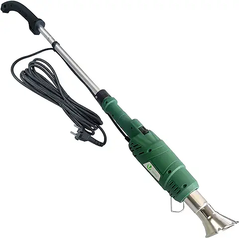 VOUNOT 3 en 1 Quemador de Malas Hierbas Eléctrico con 2 Boquillas, 2000W, Hasta 650 ℃ Herramienta de Eliminación de Malezas Fuertes para Jardín, Patio, Entrada de Garaje  