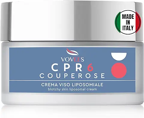 VOVEES CPR6 Couperose Crema Facial Anti-Enrojecimiento con 6 Activos Naturales para Día y Noche 50ml  