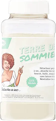 VOZYDEO TDS800 Earth Of Bed Removedor De Manchas Secas Naturales, Eficaz Sobre Manchas Aceitosas, Producto Natural Y Biodegradable, No Tóxico, Color Beige, 700 G  