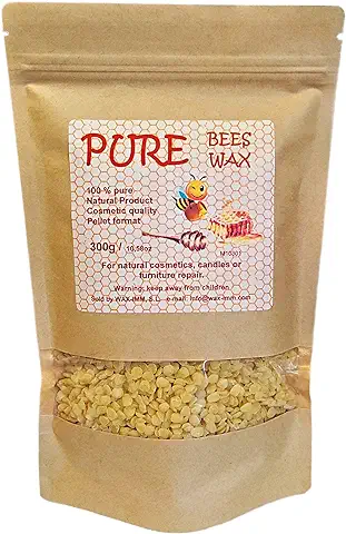 WAXIM. Cera de Abeja pura en Perlas a Elegir en Diferentes Tamaños. (300 gr.)  