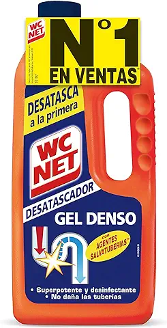 WC Net - Energy Desatascador Gel para Tuberías, Desatasca a la Primera, 1L  