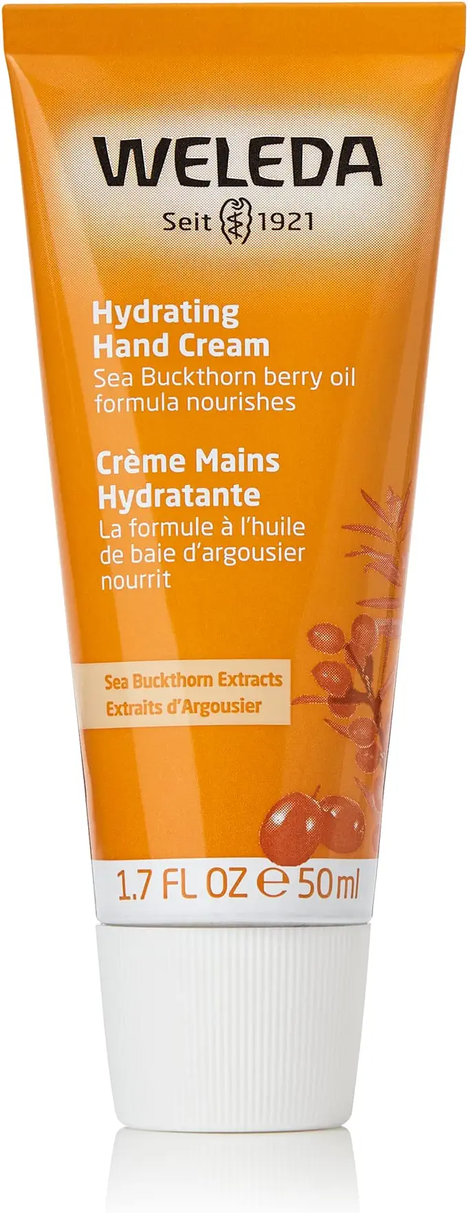 WELEDA Crema de Manos Hidratante de Espino Amarillo (1x 50 ml)  