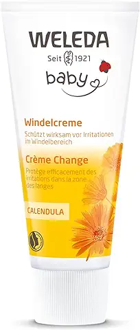 Weleda Crema Protectora de Caléndula para Bebés, Crema para Cambiar Pañales, Calma y Protege, con Extractos de Caléndula y óxido de zinc (1x75 ml)  
