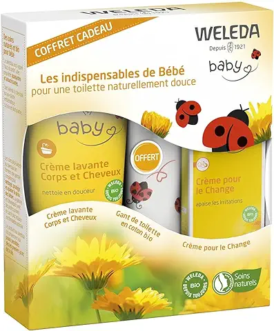Weleda Les Indispensables de Bébé - Paquete de Limpieza para Bebé, para piel Normal  