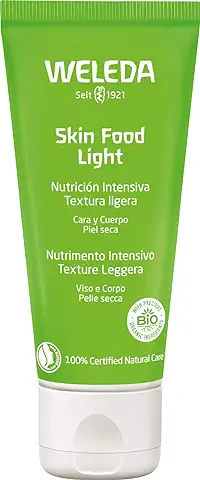 Weleda - Skin Food Light, Crema Hidratante, Nutrición Intensiva y Textura Ligera, con Aceite de Girasol Orgánico, Extracto de Pensamiento Silvestre, Camomila y Caléndula, para Pieles Secas - 30 ml  