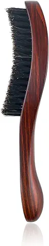Wenxiaw Cepillos Pelo Cerdas Naturales Cepillo Cerdas Jabali Barba Cepillo Pelo Madera Cerdas Naturales para Conseguir un Acondicionamiento Natural del Pelo, Cerdas Naturales y Madera de Haya  