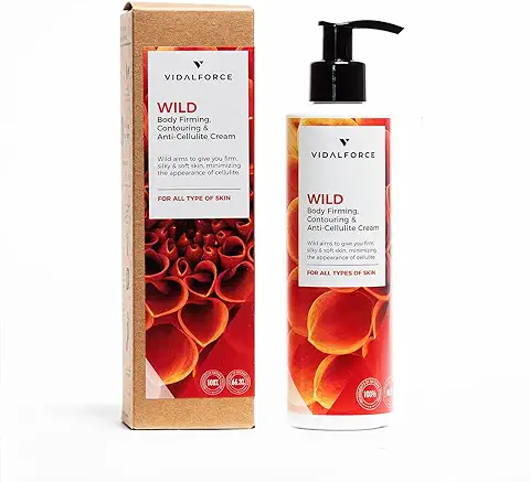 WILD, Crema Reafirmante Corporal Natural 100% y Ecologica 66% | Crema Hidratante Corporal Tonificante | Anticelulitico Reductor Potente Natural | 100% Toxic-Free.  