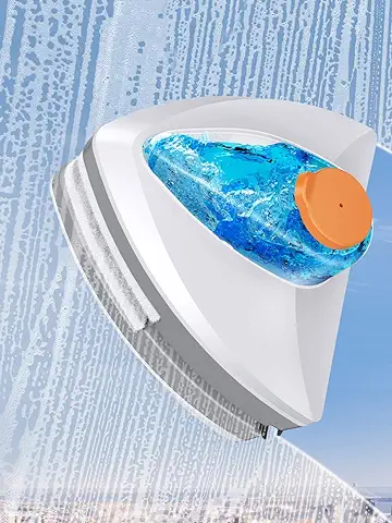 Wiperr Limpia Cristales Magnético de Dos Caras para Ventanas de 8-15mm Doble Cristal Limpiacristales Profesional para Interior y Exterior  