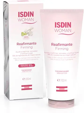 WOMAN Isdin Reafirmante, Crema con Aceite de rosa Mosqueta para la Flacidez tras el Embarazo, Reafirma, Remodela y Tonifica la piel  