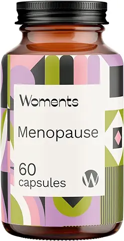 Woments - Menopause 60 Cápsulas, Suplemento para Menopausia, Sofocos, Ayuda a Sobrellevar los Síntomas de la Menopausia  