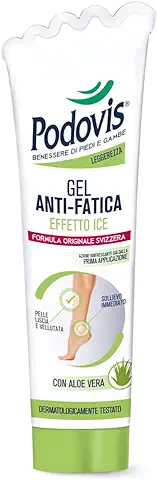 'podovis, Gel antifatiga, con l' "Efecto Ice y Dona tacto de immediato para pies y piernas, aliviar Elimina Peso y affaticamento, 150 ml