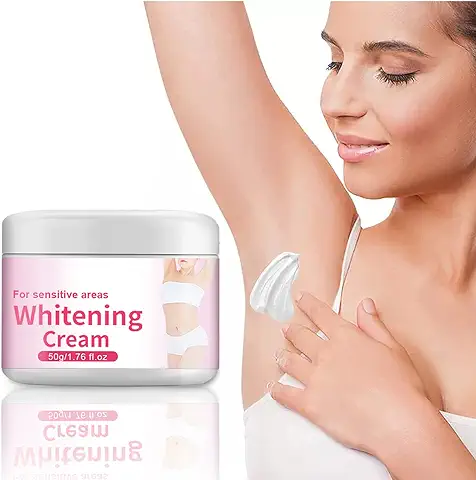 Xnuoyo 50G Armpit Whitening Cream, Blanqueador Crema,Crema Blanqueadora Corporal,aclara el tono de la Piel,blanquea e Hidrata,Eficaz para Axilas,Rodillas,Codos, Zonas Sensibles y Privadas  