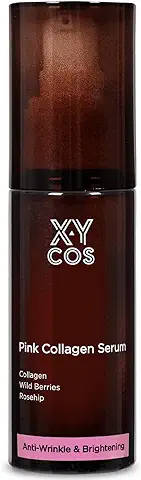 XYCOS Suero de Colágeno Rosa (50ml, 1.7 Fl.oz.) | Cuidado Antiarrugas Antienvejecimiento | Hidratante | Reparación | Certificado EVE VEGANO  