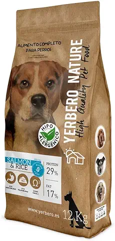 Yerbero Nature Salmon & Rice sin Gluten Hipoalergenico para Perros 12kg  