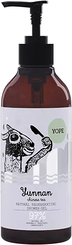 YOPE Gel de Ducha | Té Chino | Aceites Vegetales | Vitaminas B, C, K y P | Sales Minerales | Hidratante | Protección | 97% Ingredientes Naturales | Vegan Formula | Té Chino de Yunnan | 400ml  