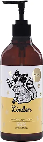 YOPE Jabón Líquido Natural, Para Manos Extremadamente Secas, Vegano, sin Sls Ni Parabenos, Linden, 500 ml  