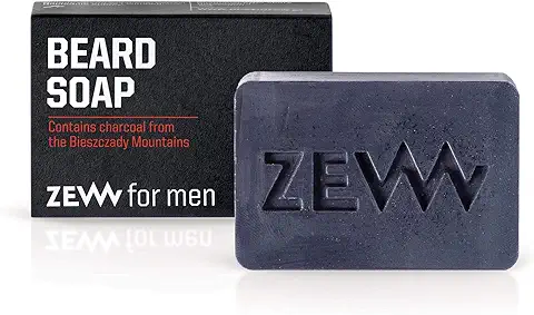 ZEW FOR MEN Natural Beard Soap With Activated Carbon 85ml  