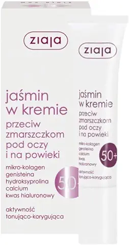 ZIAJA Crema Antiarrugas para ojos de JASMINE para piel Madura 50+ 15 ml  