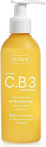 Ziaja Gel Limpiador de Niacinamida Vitamina C.B3, 190 ml  