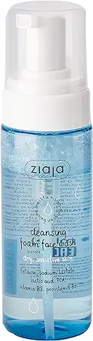 Ziaja Limpiador Facial En Espuma, Para Pieles Secas, Blanca, 150 Mililitro  