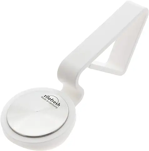 Zilofresh G00057 - Escobilla para Inodoro sin Productos Químicos, Acero Inoxidable Contra Olores, Garantiza una Frescura Ecológica en el Inodoro sin Aditivos, Fabricado en Alemania (blanco)  
