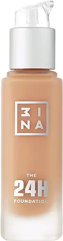 3INA MAKEUP - The 24h Foundation 633 - Base de Maquillaje Nude Medio con Subotono Neutro - Base Maquillaje de Cobertura Total con 24H de Duración y Resistente al Agua - Vegan - Cruelty Free  