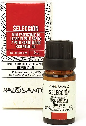 Aceite Esencial de Palo Santo Selecciòn - 10 ml - 100% Natural y Artesanal - para Masajes y Vaporizadores - Bursera Graveolens de Calidad Chamánica - Aroma Bienestar  