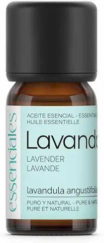 Aceite Esencial Lavanda 100% Puro - Esencia Natural de Uso Terapéutico - 10 ml ESSENCIALES  