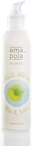AMAPOLA BIOCOSMETICS Aceite Natural para Bebés - Hidratación y Nutrición para la Piel Delicada del Bebé - Ingredientes Ecológicos, Naturales y Veganos [250 ml]  
