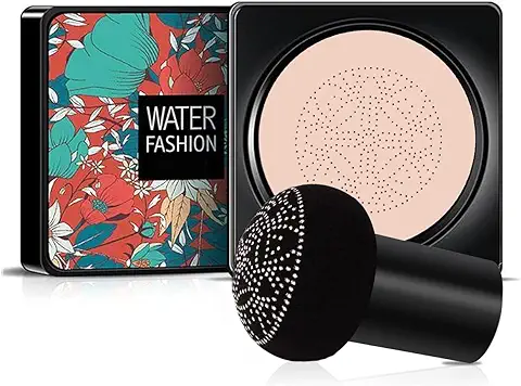 AONAT CC Creme BB Cream, Líquida Fundación, Mushroom Head Air Cushion, Ocultador, Base de Maquillaje de Larga Duración, Hidratante Corrector Permeable- Marfil Blanco  