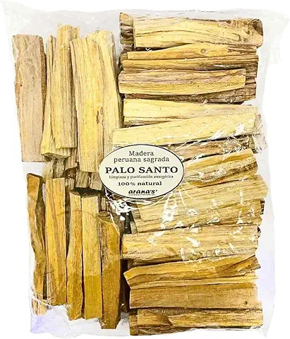 Arana's - Palo Santo Incienso Natural - Madera Sagrada 100% Natural de Perú - Aleja Energías Negativas para Atraer Las Positivas - Palo Santo para Quemar - Amuletos de la Suerte (500 Gramos)  