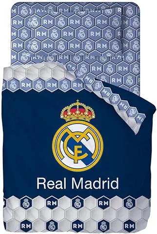Asditex Juego de Sábanas Real Madrid 2 (Cama 105 cm)  