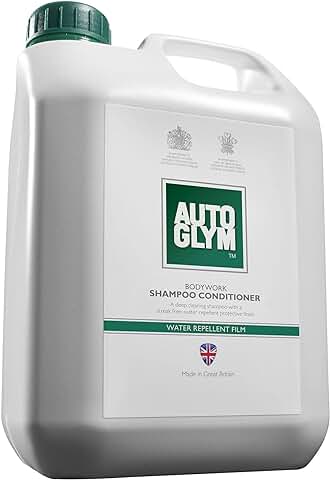 Autoglym Champú para Coche, Champú Acondicionador para Carrocería, Jabón para Coche PH Neutro, Desengrasante de Coches con Acabado Brillante e Hidrófugo, Protege Ceras y Abrillantadores – 2,5 Litros  