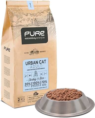 Avantis Pure Urban Cat - Pienso para Gatos Adultos con Estomagos Sensibles - Todo Tipo de Razas - 2 kg - con Pavo y Arroz - Comida Seca para Gatos con Problemas Digestivos Avantis Pure Urban Cat - Pienso para Gatos Adultos con Estomagos Sensibles - Todo Tipo de Razas - 2 kg - con Pavo y Arroz - Comida Seca para Gatos con Problemas Digestivos