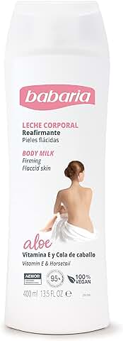 Babaria - Leche Corporal Reafirmante - Crema Corporal Reafirman para Pieles Flácidas - 400 ml  