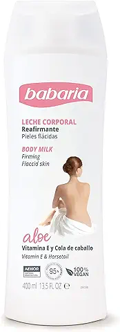 Babaria - Leche Corporal Reafirmante - Crema Corporal Reafirman para Pieles Flácidas - 400 ml  