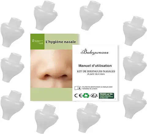 Babywnoss - 10 Puntas de Jeringa Nasal Bebé – Boquilla Mosca para Bebé – Ecológica  
