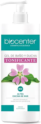 BIOCENTER Gel de Baño y Ducha Natural Tonificante - Línea Botanical - Ecológico y Vegano 500 ml  