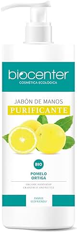 BIOCENTER Jabón de Manos Natural Purificante - Línea Botanical - Ecológico y Vegano 500 ml  