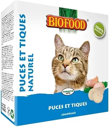 Biofood Tabletas de ajo para Gatos - Natural Biofood Tabletas de ajo para Gatos - Natural