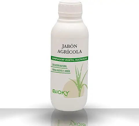 Bioky Jabón Potásico Ecológico para Plantas 100% Natural 1L | Producto Eco Múltiples Usos | Controlador de Plagas Bio (1L)  